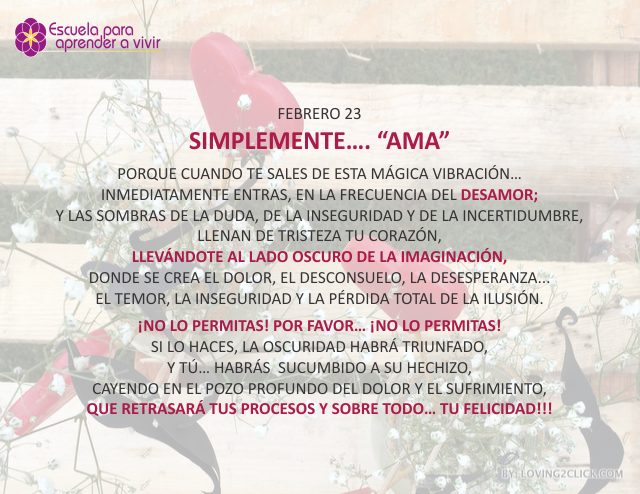 Simplemente... Ama